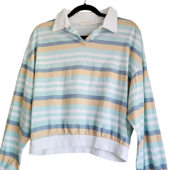 Pastel Striped Rugby Shirt - Picture 2 of 4